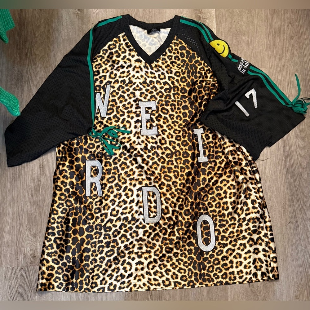 Dressed in LaLa Leopard Jersey Dress